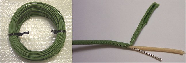 NOS Vintage Brit Style Cloth Wire from the 60´s
